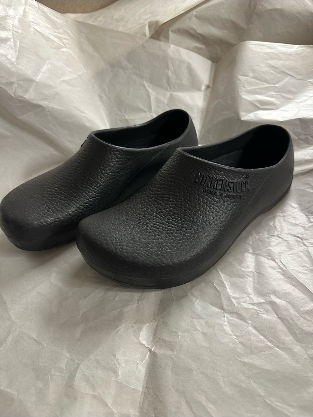 EUC Professional Birki Clog by Birkenstock in Black Slip-On UNISEX